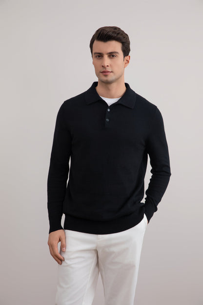 Black Classic Polo Shirt